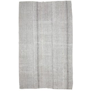 Vintage Modern Turkish Gray Rug- 8′10″ × 15′1″ For Sale