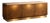 Hand-Hammered Brass Sideboard with Travertine Top from Justfurnituress SRL For Sale