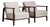 19th Century France Art Deco Cream Wood Armchair For Sale