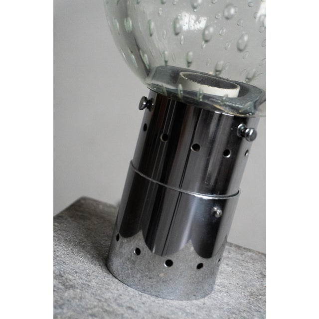 Ceiling Lamp in in Murano Glass and Steel by Gino Sarfatti and Archimede Seguso, 1960 For Sale - Image 6 of 12