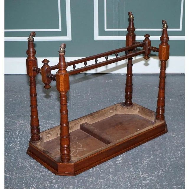 Victorian Carved Walnut Whatnot Console Table, 1920s For Sale - Image 17 of 18