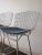 Knoll Late 20th Century Knoll Harry Bertoia Barstools in Chrome with Fabric Seat Pads - a Pair For Sale - Image 4 of 13