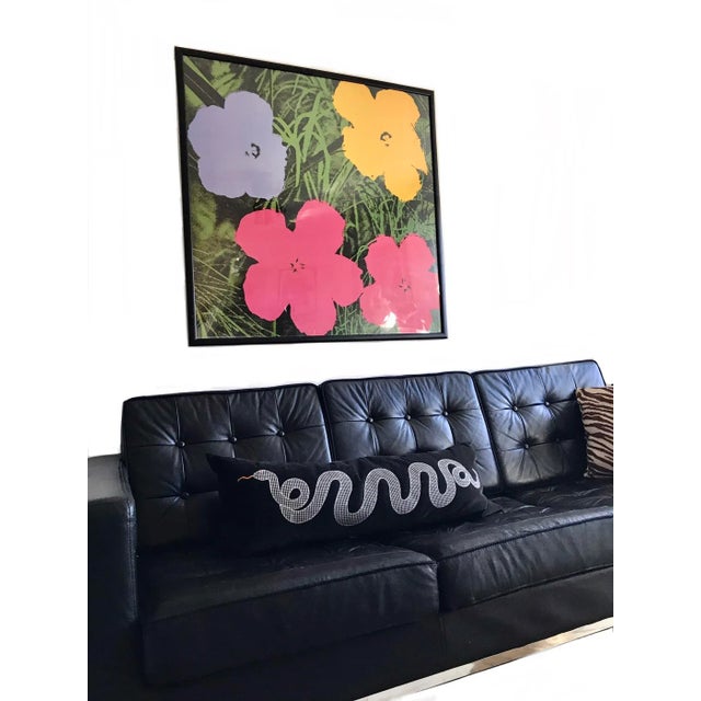 Pop Art Vintage Andy Warhol Estate Flowers Screen Print For Sale - Image 3 of 9
