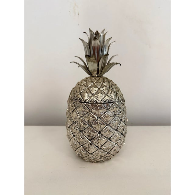 Mid-Century Silver-Plated Pineapple Ice Bucket by Mauro Manetti, Italy, 1960s For Sale - Image 16 of 16