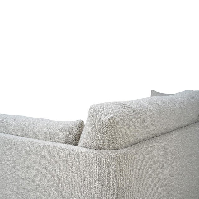 French Modern Boucle Sofa For Sale In Greensboro - Image 6 of 12