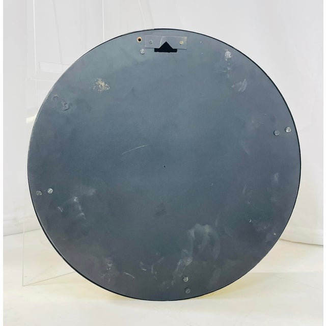 1960s Brass "Port Hole" Wall Mirror Attributed to Curtis Jere For Sale - Image 12 of 12