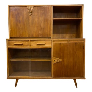 Vintage Nordic Style Sideboard in Beech Wood and Ash For Sale