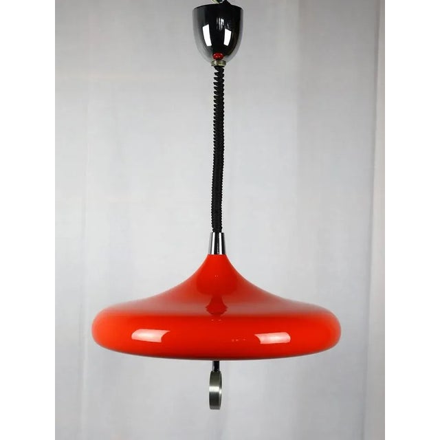 Space Age Suspension in Orange, 1960 For Sale - Image 4 of 12