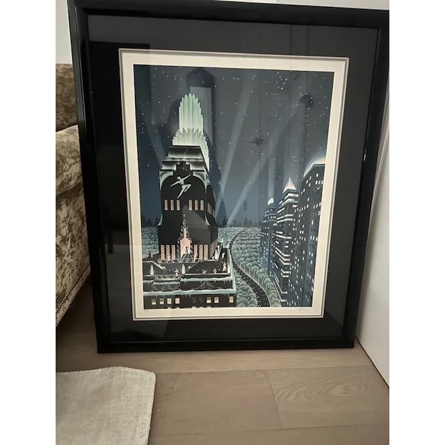 1980s Rooftop Serenade Lithograph, by Robert Hoppe. Signed and Numbered For Sale In New York - Image 6 of 7