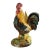 Delphin Massier Majolica Cockerel/Rooster Vase For Sale