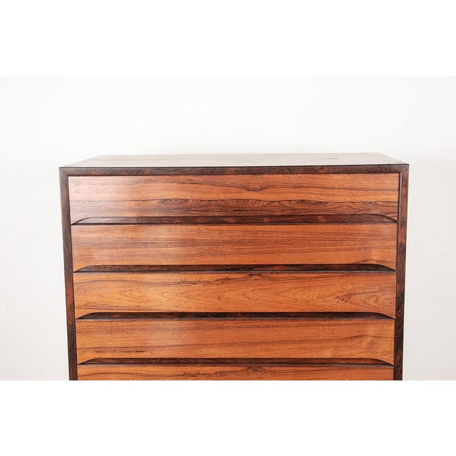 Large Danish Chest of Drawers in Rosewood by Svend Langkilde, 1960s For Sale - Image 12 of 17
