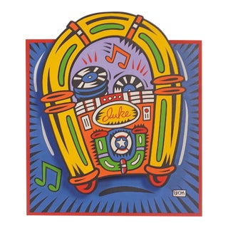 Burton Morris Juke Box Pop Artwork, 1999 For Sale