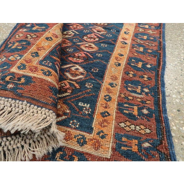 Textile Galerie Shabab Collection Early 20th Century Central Asian Soumak Rug For Sale - Image 7 of 7
