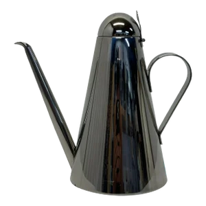 Cerutti Italy Tea Kettle, Coffee Pot, Carafe, Vessel in Stainless Steel, 1980s