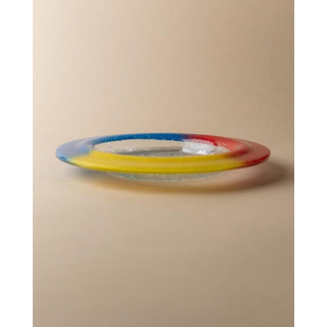 Glass Vintage Murano Glass Bowl, 1980s For Sale - Image 7 of 11