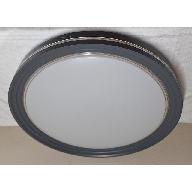 Vintage Ceiling Lamp in Grey and White Plastic by Brilliant, 2010 For Sale - Image 4 of 8