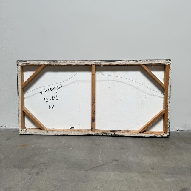 Black Vintage Original Signed Jackie Stanton "The Rolling Stones" Painting For Sale - Image 8 of 8