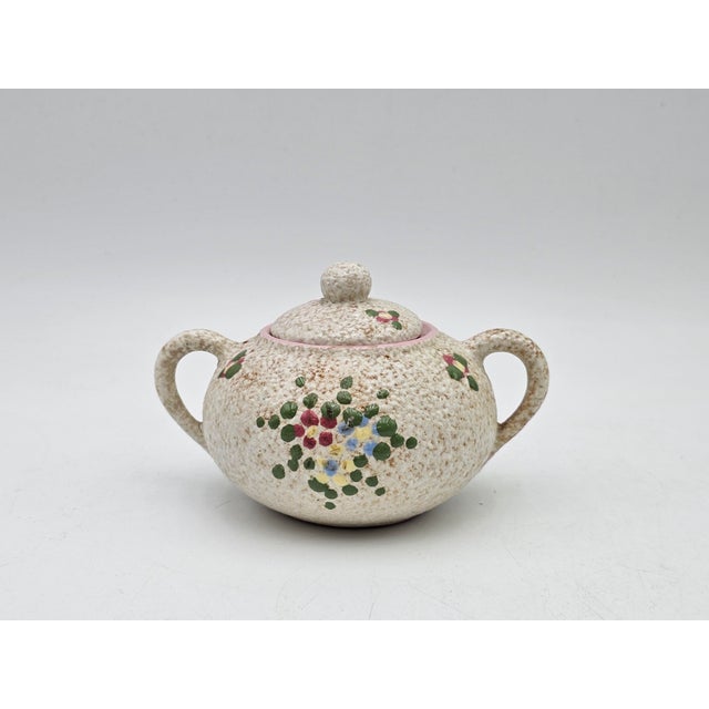 Vintage Italian Majolica Tea Set by Lina Poggi for CEAS Albisola, 1940s, Set of 9 For Sale - Image 10 of 17