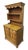 Traditional Vintage Country Style Maple Cabinet Server For Sale - Image 3 of 13