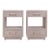 Interlude Home Taylor Small Bedside Chests, Pair of (New Condition) For Sale