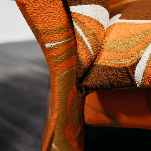 Textile Armchairs Mod Ionica by Guarnacci Padovano Vagnoni, 1970s, Set of 2 For Sale - Image 7 of 12