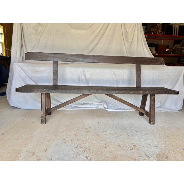 This Mid 20th Century Scandinavian Sculptural Bench dates back to the mid 1900's and is attributed to Finnish designer...