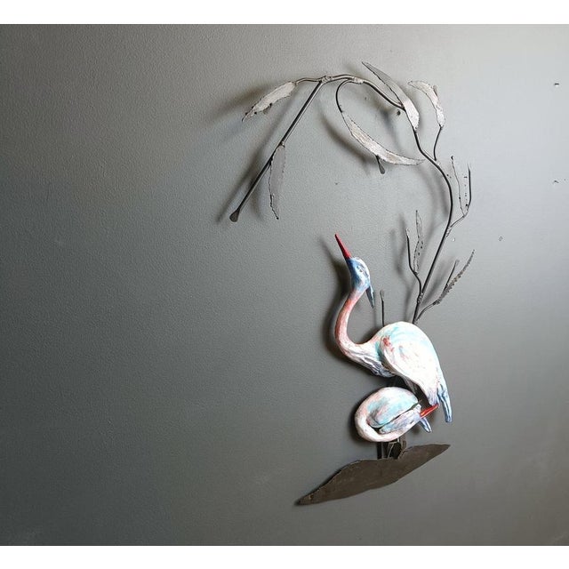 Large Ceramic Bird Wall Sculpture, 1970s For Sale - Image 4 of 9