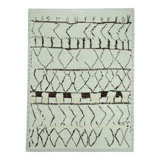 Turkish Tulu Handmade Rug 7'9" x 10'4" #19349 For Sale