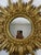 Vintage 16.5" French Style Gilded Resin Sunburst Wall Mirror For Sale - Image 9 of 16