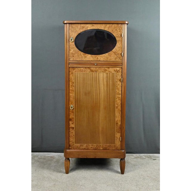 Early 20th Century Art Deco Burl and Mahogany Furniture, 1920s For Sale - Image 12 of 18