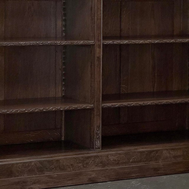 Antique Dutch Neoclassical Walnut Open Bookcase For Sale - Image 9 of 18