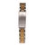 Metal Vintage Rolex Datejust 26mm Two Tone 18k Gold Steel Fluted Bezel Jubilee Watch For Sale - Image 7 of 8