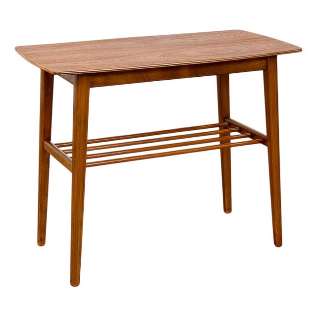 Danish Side Table in Teak, 1950s For Sale