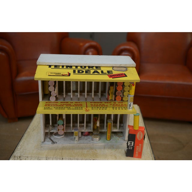 Wood Vintage Advertising Box, 1960s For Sale - Image 7 of 10