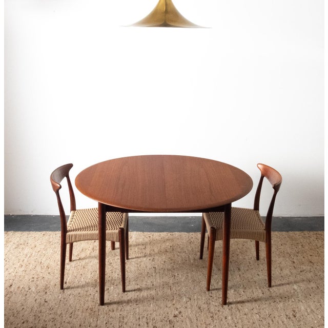 Dining Table in Teak by Arne Hovmand-Olsen for Mogens Kold, 1960s For Sale - Image 11 of 18