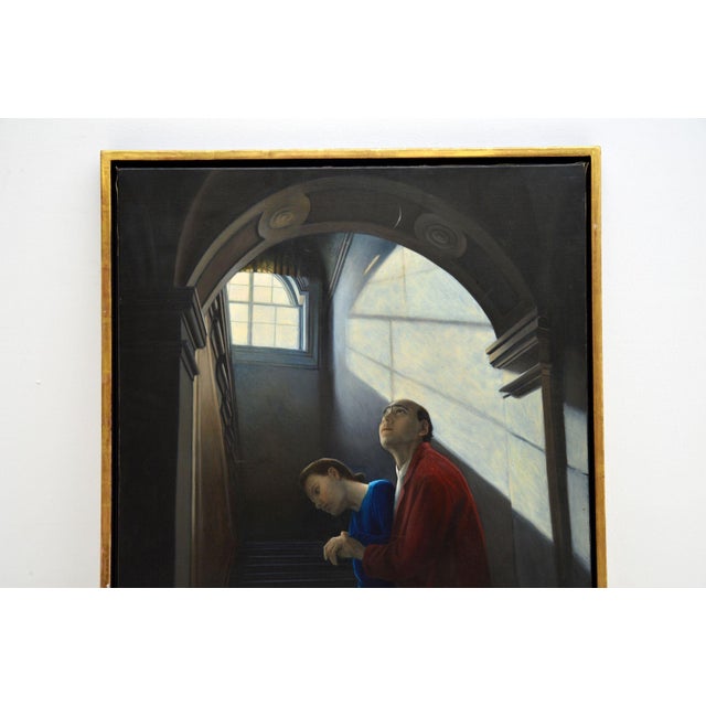 Genevieve Dael, Couple IV, 1993, Oil Painting on Canvas For Sale - Image 3 of 11
