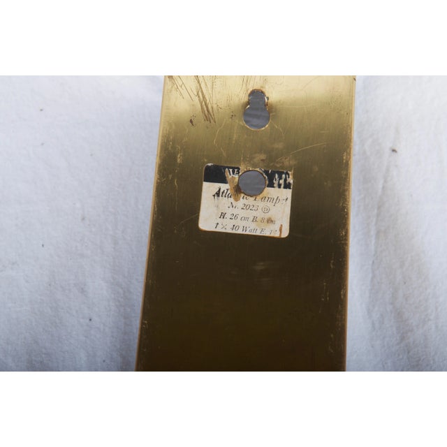 Mid-Century Glass and Brass Sconces from Vitrika, 1966, Set of 2 For Sale - Image 9 of 10