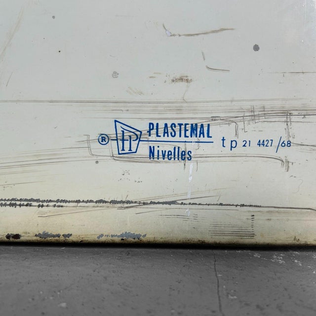 1960s Esso Diesel Sign in Enamel from Plastemal, Nivelles, 1968 For Sale - Image 5 of 11