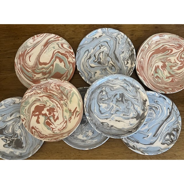 Modern Hand Made French Artisanal Pottery Catchall / Coaster For Sale - Image 3 of 7