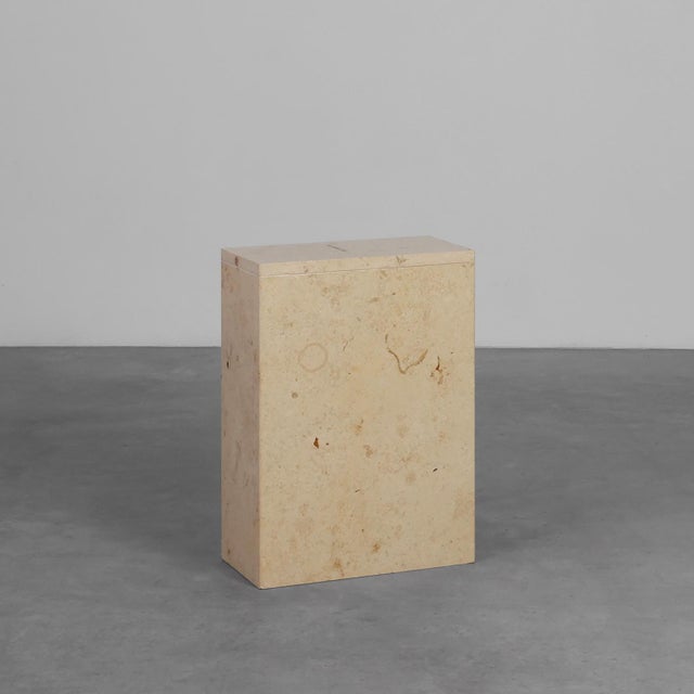 Mid-Century Italian Travertine Console, 1980s For Sale - Image 12 of 12