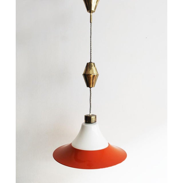 Mid-Century Modern Vintage Adjustable Ceiling Lamp, 1960s For Sale - Image 3 of 17