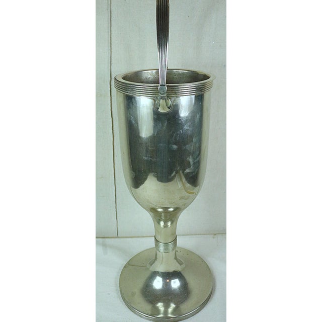 Metal Mid 20th Century Freestanding Champagne Bucket For Sale - Image 7 of 9