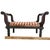 Brown Late 19th Century Jacobethan Revival Miniature Striped Spool Bench For Sale - Image 8 of 18