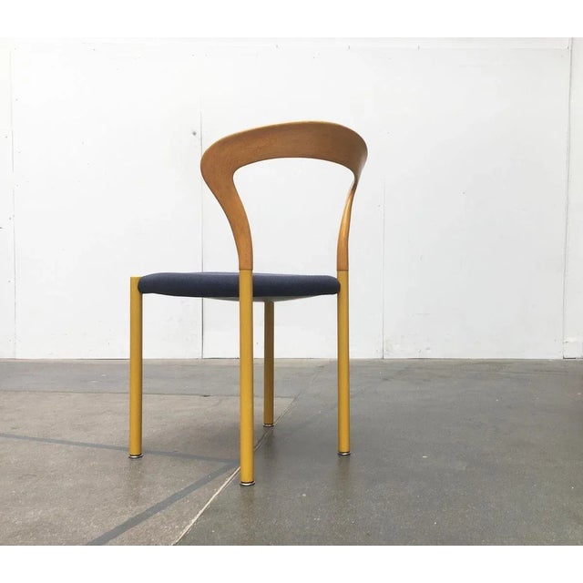 1970s German Lotus Stacking Chairs and Table by Hartmut Lohmeyer for Kusch+Co, Set of 3 For Sale - Image 5 of 18