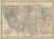 Antique map titled 'Johnson's California (\.)'. Original map of California, Utah, Nevada, Colorado, New Mexico and...