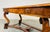 Brown William & Mary 17th Century Style Scroll Leg Leather Top Library Table or Desk For Sale - Image 8 of 10