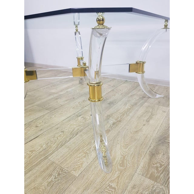 Hollywood Regency Coffee Table, France, 1970s For Sale - Image 13 of 15