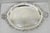 Vintage Poole 400 Lancaster Rose Silver Plated Bar Serving Platter Tray on Feet For Sale - Image 15 of 15