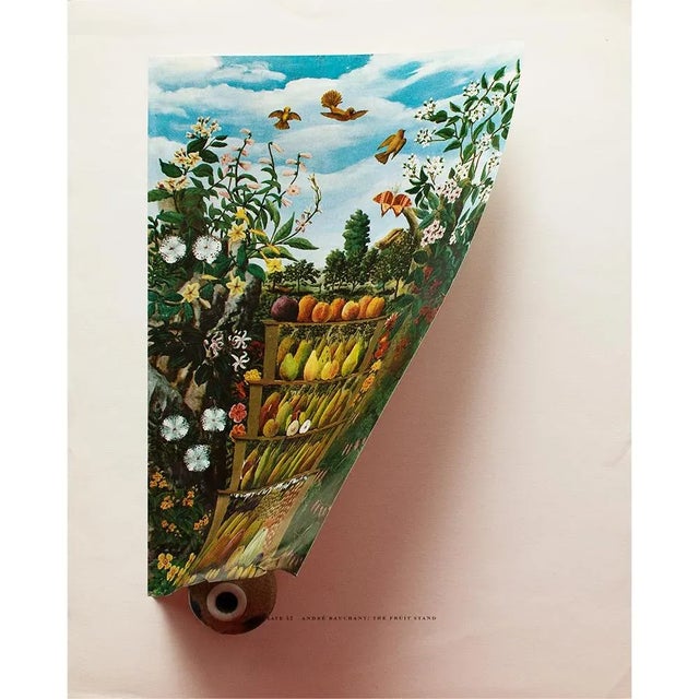 1950s After Andre Bauchant "The Fruit Stand", First Edition Swiss Full-Color Print For Sale - Image 4 of 9