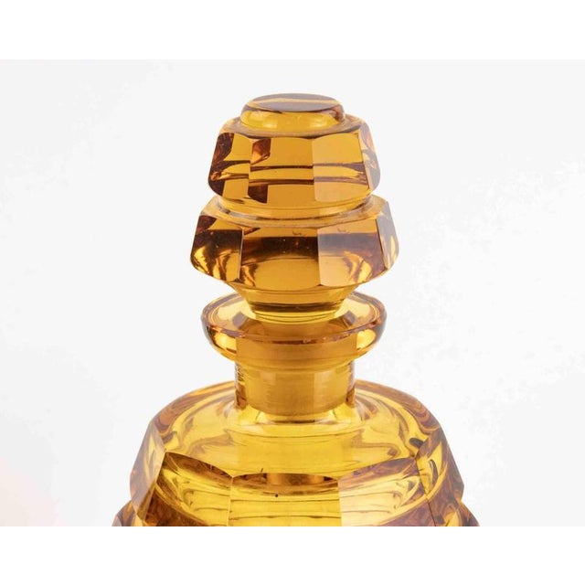 Art Deco Czech Glass Liqueur Set, 1940s For Sale - Image 3 of 6